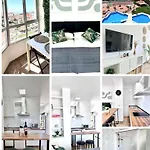 アパート New Stylish With Pool & Sea View *