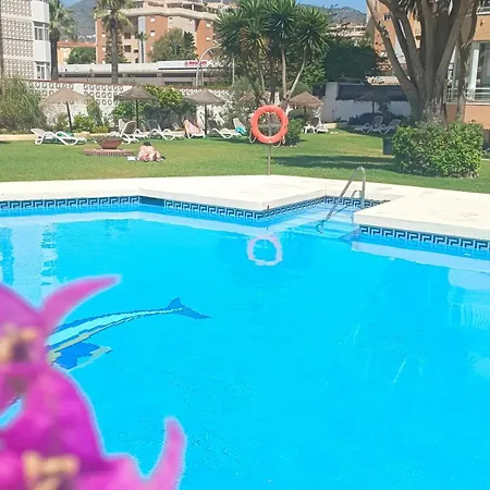 Lägenhet Cozy High-rise Sea Views & Garden Pool Torremolinos
